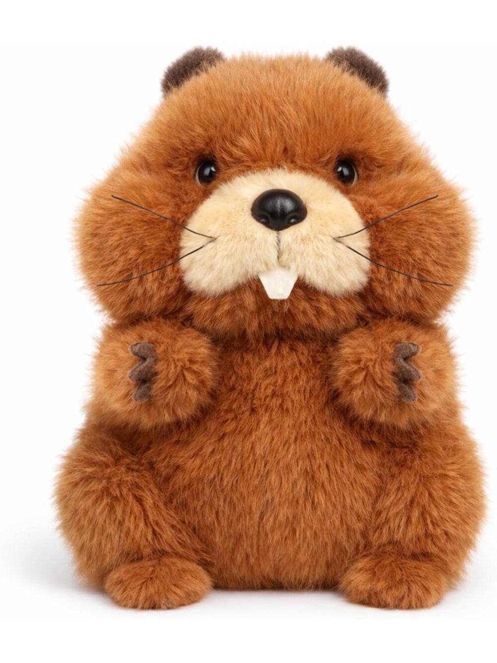 Soft Plush Sitting Groundhog Stuffed Animal Toy | Cuddly, Adorable Gift